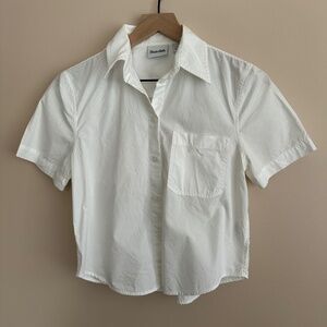 Aritzia Short Sleeve Button Down